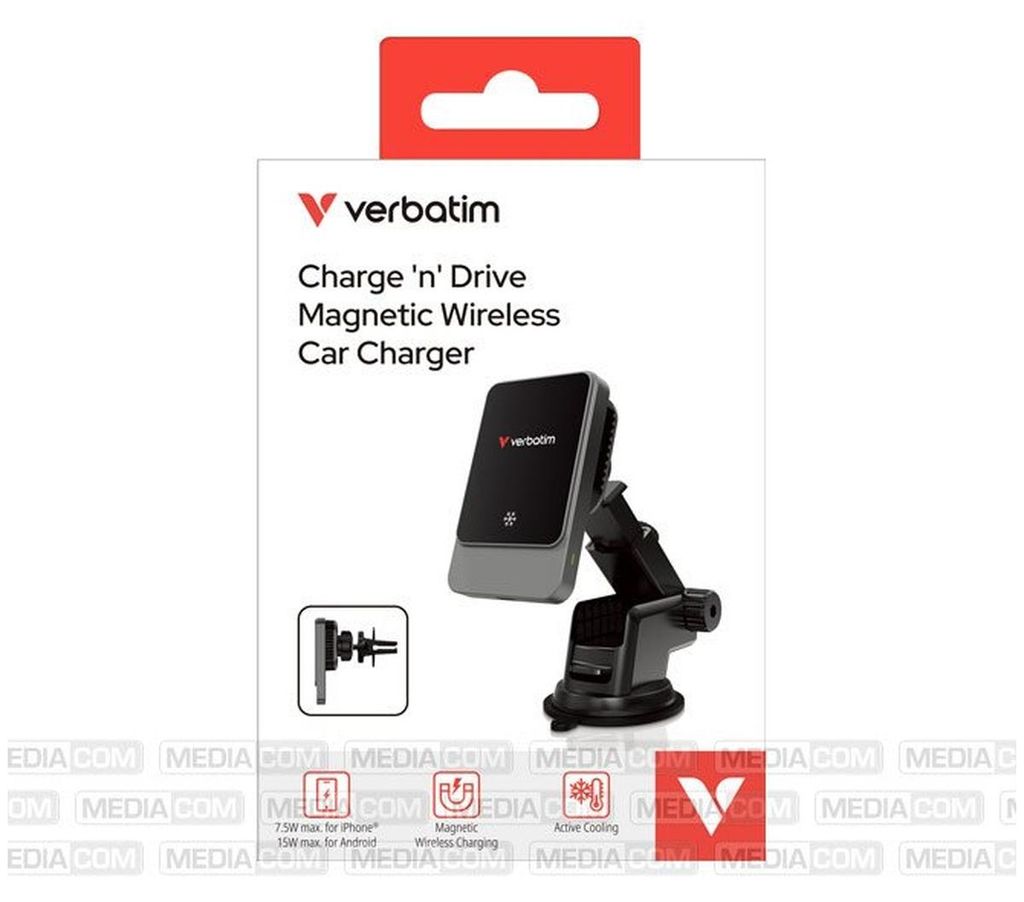 Verbatim Charge 'n' Drive, Auto, USB, Bezdrátové nabíjení, Obrázek produktu 