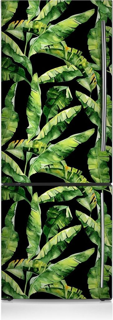 Magnete Küche Kühlschrank Kühlschrankmagnete 60x205 cm - Tropisches Blatt