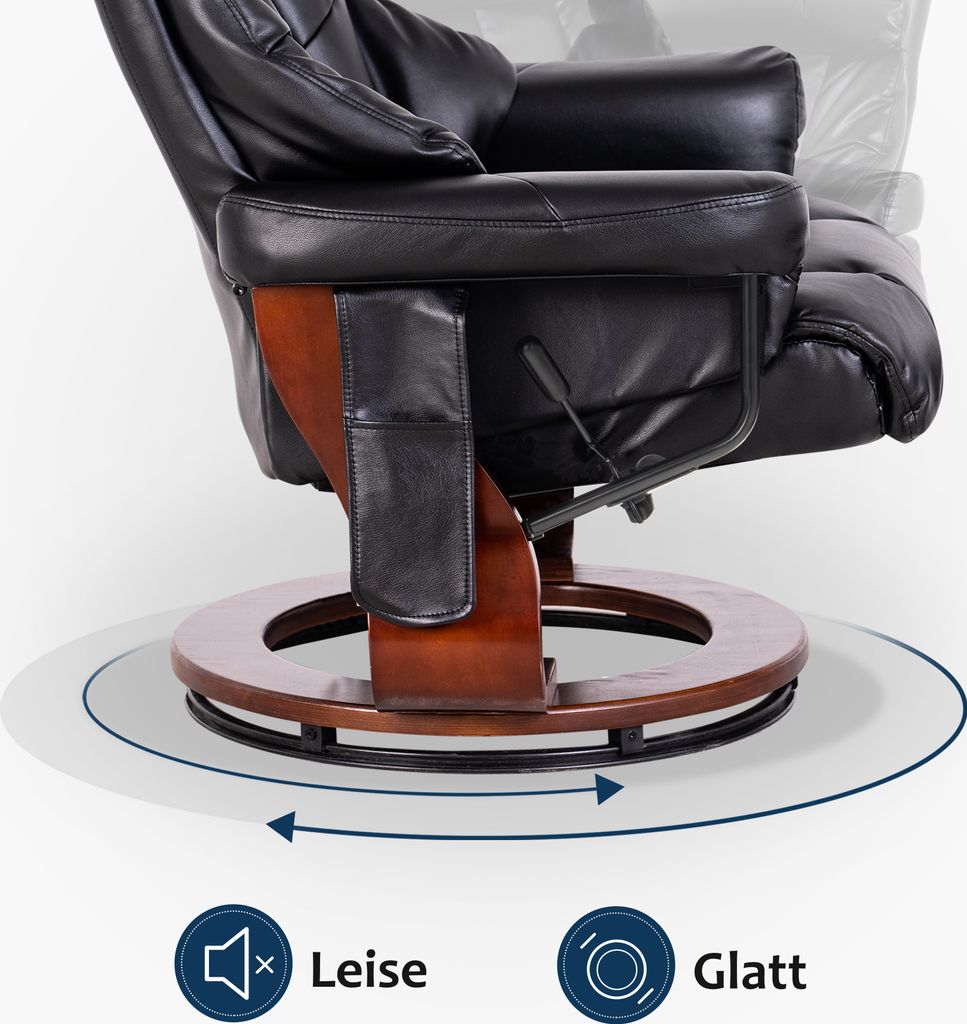 MCombo Relaxsessel Fernsehsessel 360° drehbar Massagesessel Produktbild 4