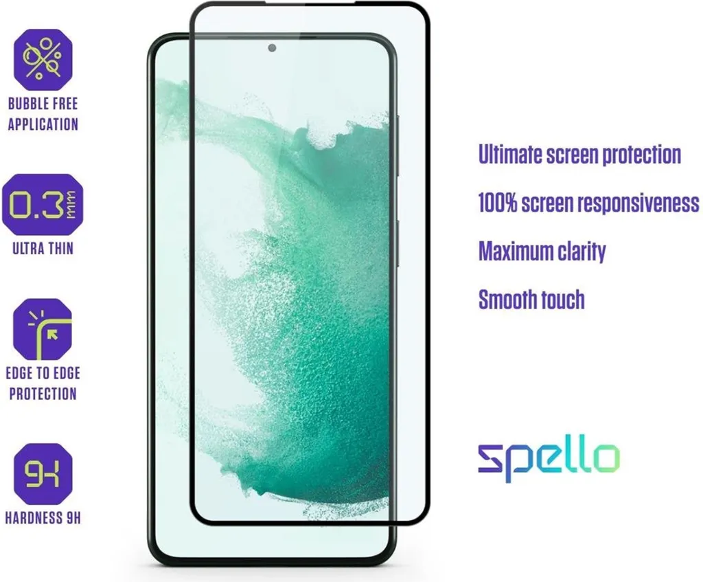 Évitez les rayures sur Xiaomi Redmi Note 12 Pro 5G - Verre Spello 2.5D Pro