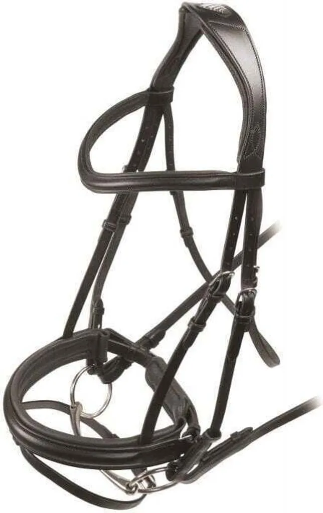 Briglia da Dressage Velociti ER944 Nero XFull | Eleganza e Comfort