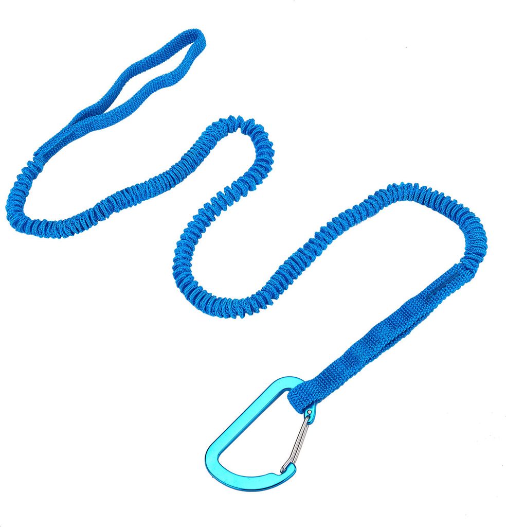 1/2/4 Stück Kajakpaddel-Leine, elastisches Bungee-Gurt-Lanyard-Seil, leichte Kajak-Ruten-Leine für Bootfahren, Angeln, Rafting, Kanufahren