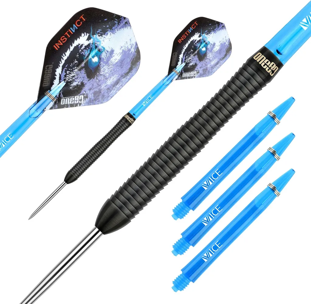 One80 Night Hunter Velocity 22g Steeldart - Fléchettes de Précision Pro - 5