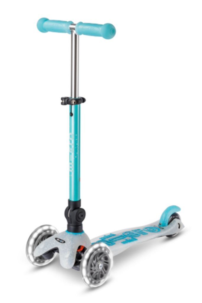 Micro Mobility Systems mini micro deluxe foldable orion LED blue