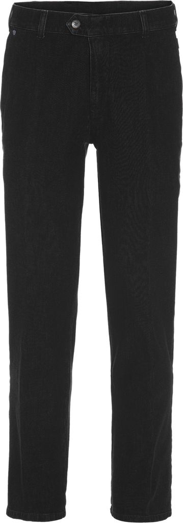 Brühl - Herren Flatfront Hose in verschiedenen farbenParma Do (579191310100), Größe:54, Farbe:Tiefschwarz (960)