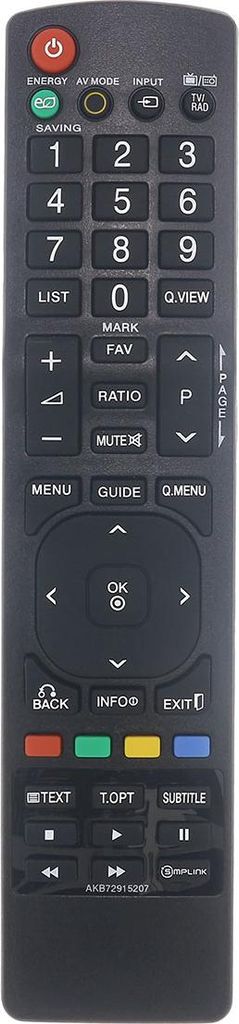 Ersatz TV Fernbedienung für LG 32LD350-UB Fernseher