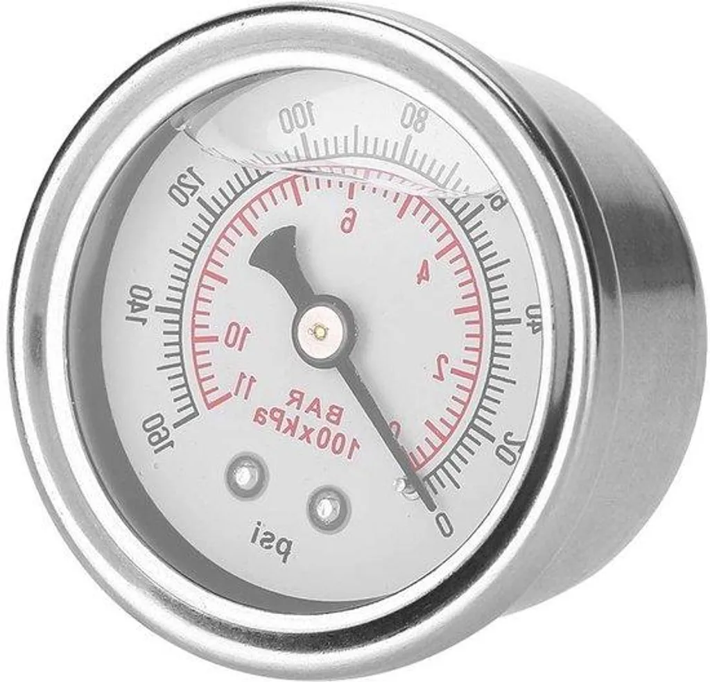 Manomètre pression carburant pour réglage régulateur essence 0-160 PSI