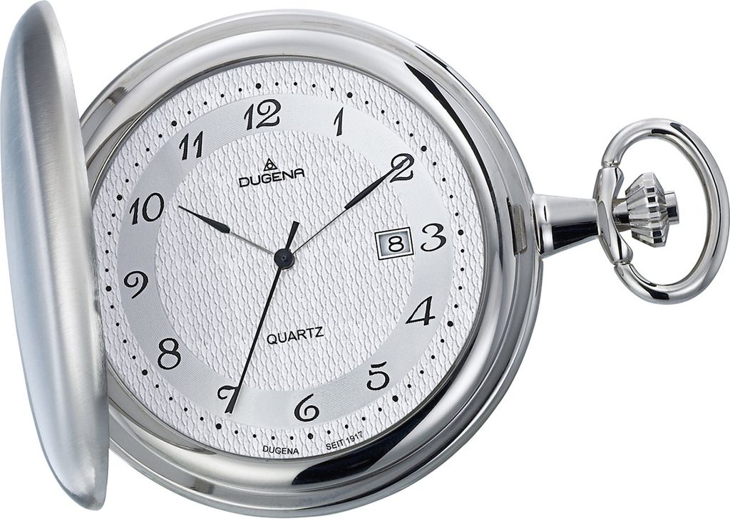 Dugena Taschenuhr mit Kette 4460301-1 Savonette mit Produktbild 4