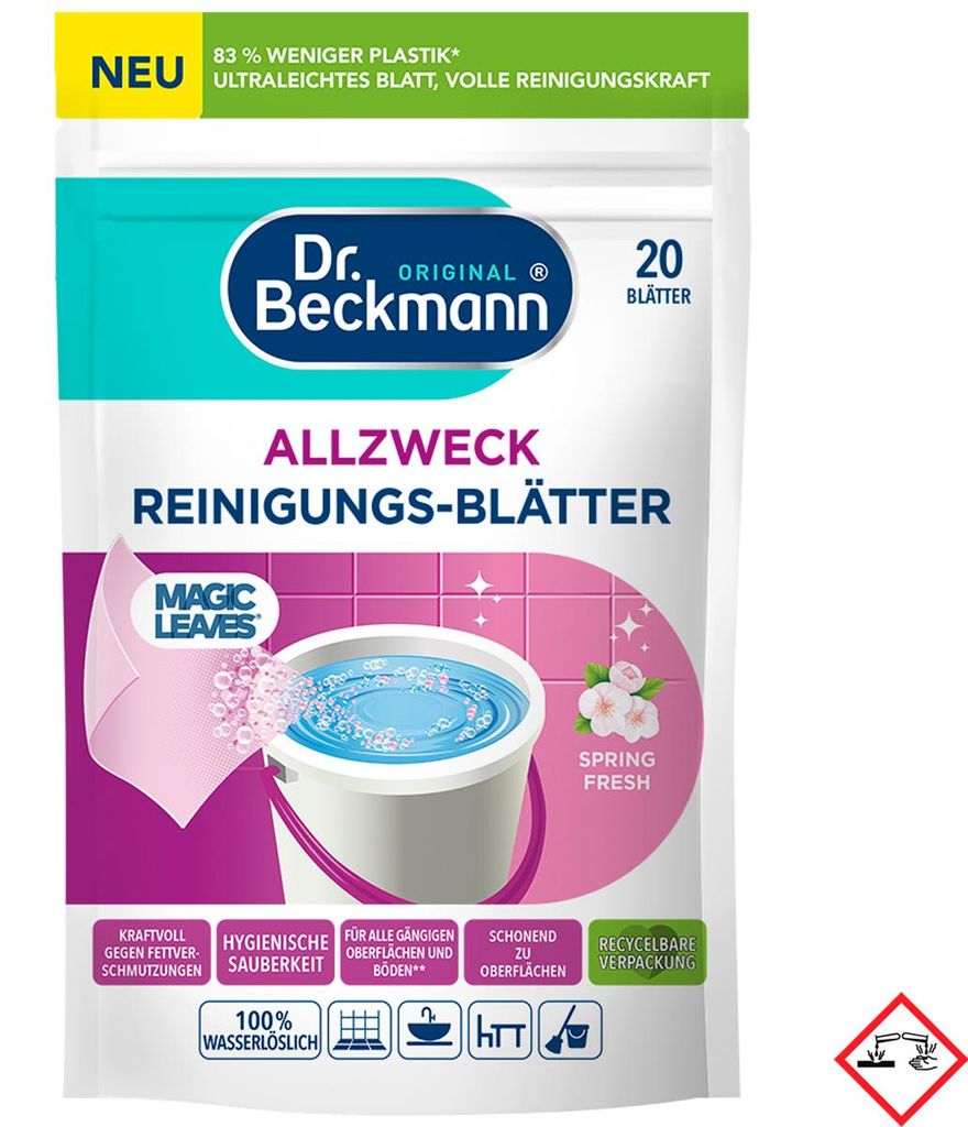 Dr.Beckmann Univerzální čisticí listy Magic Leaves Spring Obrázek produktu 