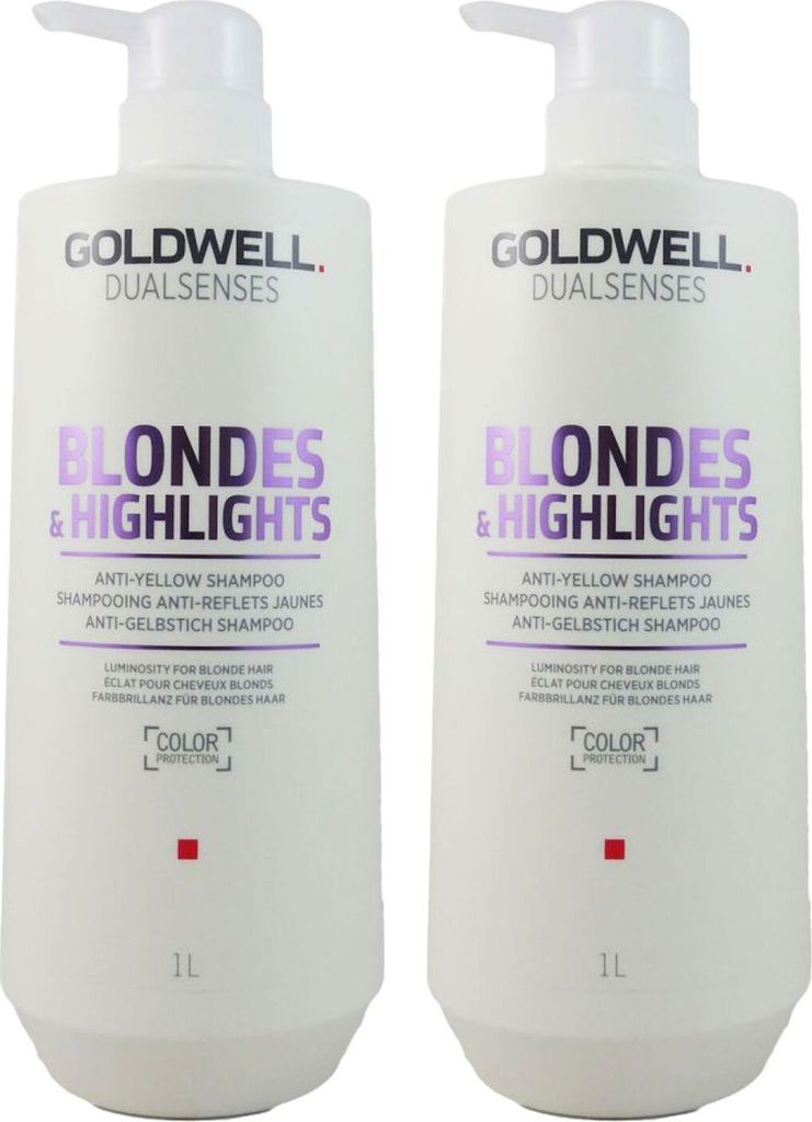 Zestaw szamponów Goldwell Blondes & Highlights 2 x 1000 ml Zdjęcie produktu 