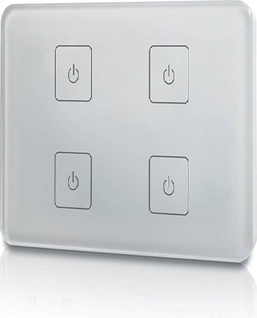ISOLED Sys-One single color 4 Zonen Einbau-Touch-Funk-Fernbedienung, 230V AC