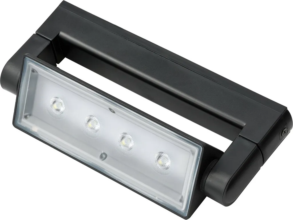 Brennenstuhl 1173900 Projecteur LED 4 Lampes 3W 5000K Surface Noir
