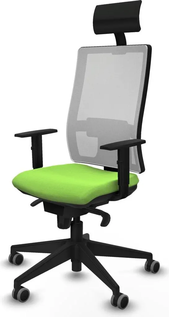 Siège de bureau pour télétravail confortable et design vert clair - 2