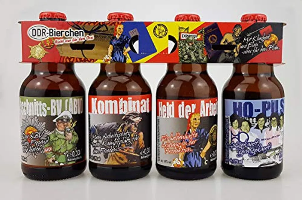 DDR Bier im witzigen Ostalgie 4er Träger Teil