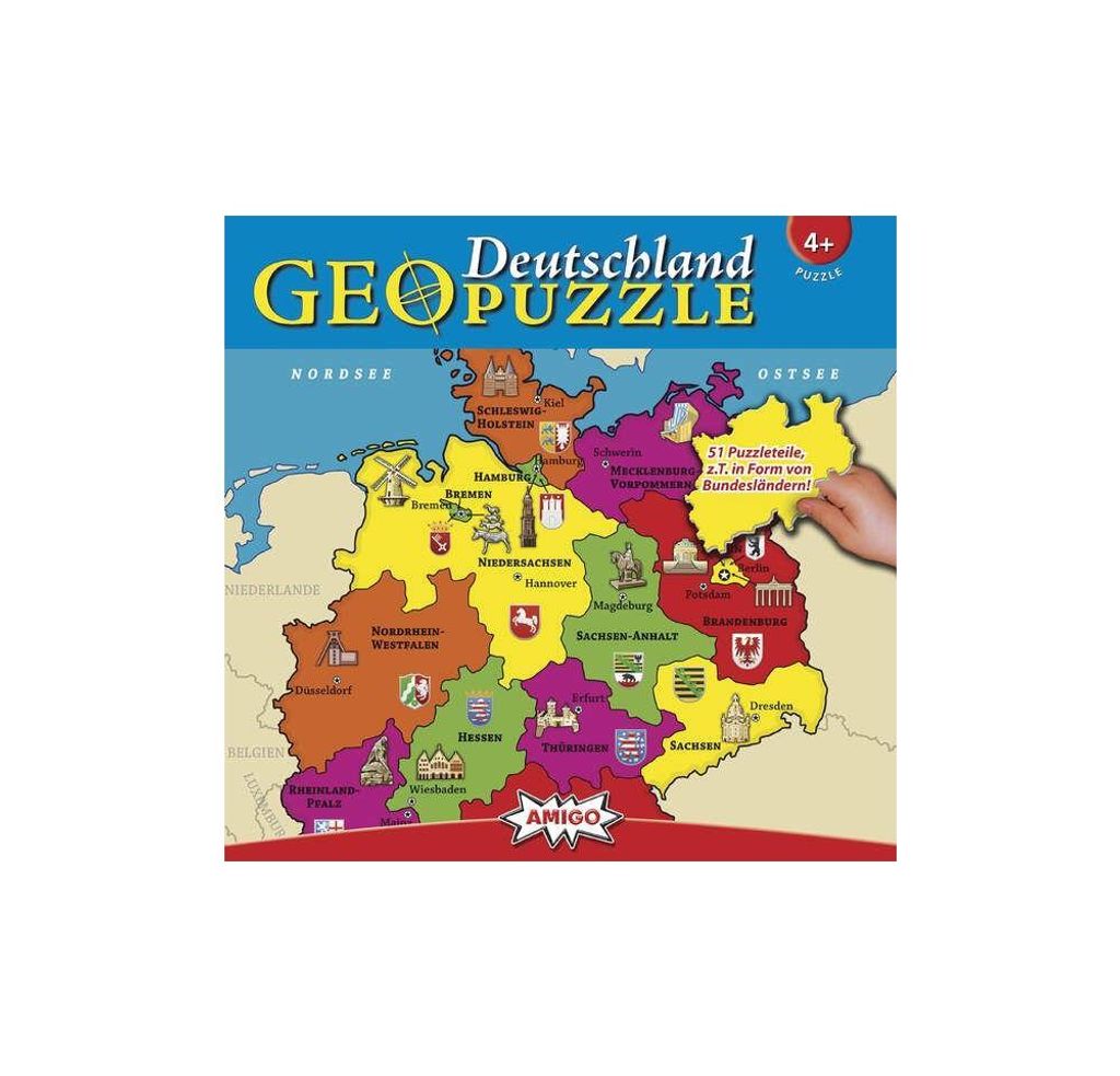 Puzzle Geo - Germania. 51 pezzi Immagine del prodotto 