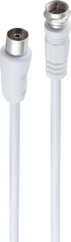 Rallonge antenne TV 5m pour décodeur satellite et prise murale Coaxiale