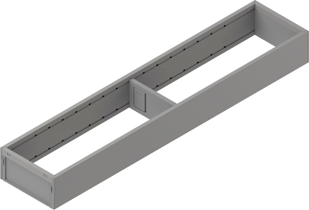 BLUM AMBIA-LINE Schubkastenrahmen schmal 100mm, NL500mm, Stahl indiumgrau matt