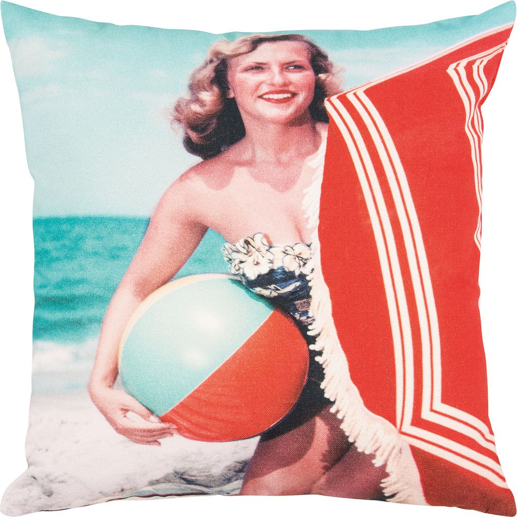 pad Kissenhülle Seaside multi 45 x 45 cm 100% Polyester Samt-Optik