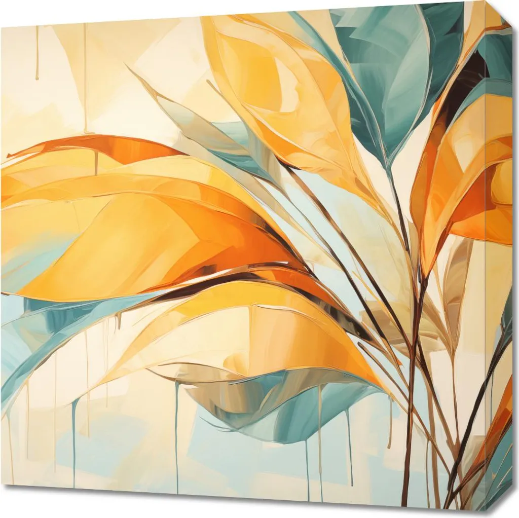 Regalo Arredo Casa Quadro 50x50 - Colori della Natura su Tela
