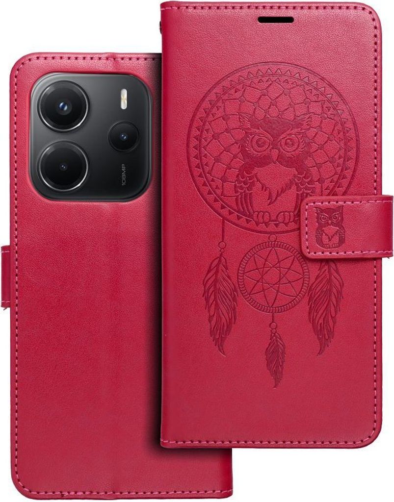 MEZZO Buchholster passend für XIAOMI Redmi NOTE 14 5G 5G Traumfänger magenta