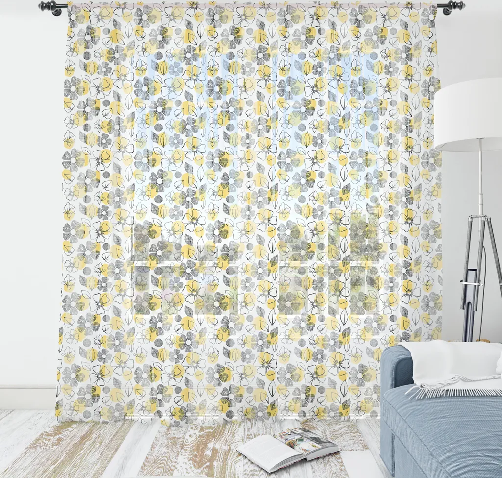 Arazzo Estetico Iris Senape 135x274 - ABAKUHAUS Wall Art Satin