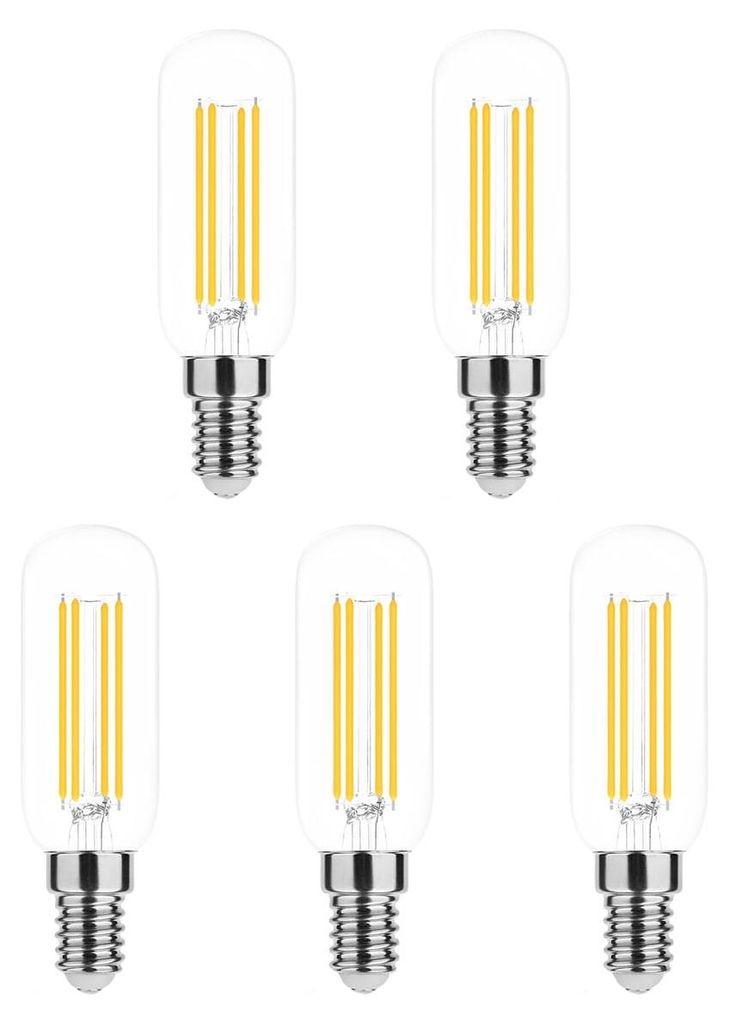 Modee E14 LED Filamentlampe T25 3,5W 350lm 4000K Neutralweiß 5 Stück