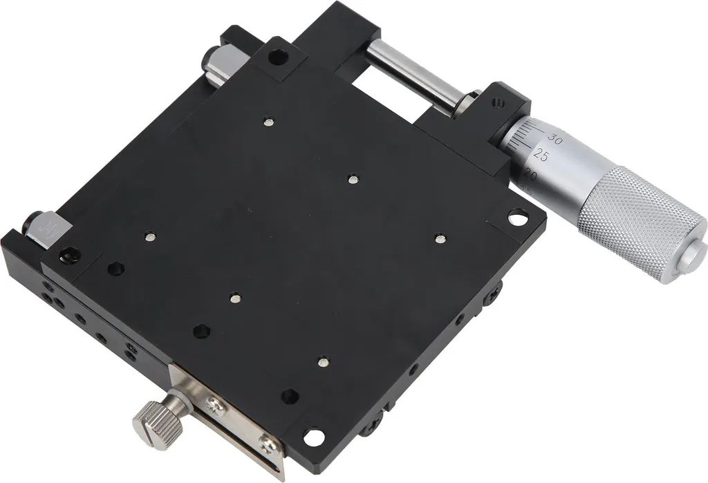 Table de translation XPG80 pour microscope, réglage fin axe X manuel