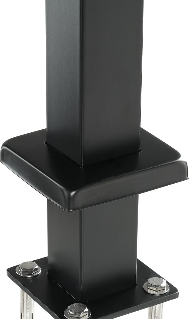 SucceBuy słupek poręczy kablowej, 36" x 2" x 2" stalowy Zdjęcie produktu 