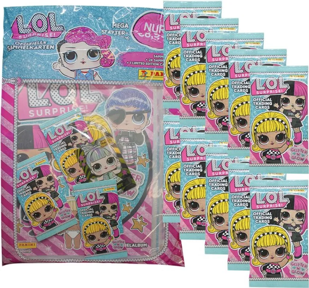 Coffret de Cartes à Collectionner L.O.L Surprise Glitter 'N' Glow S3