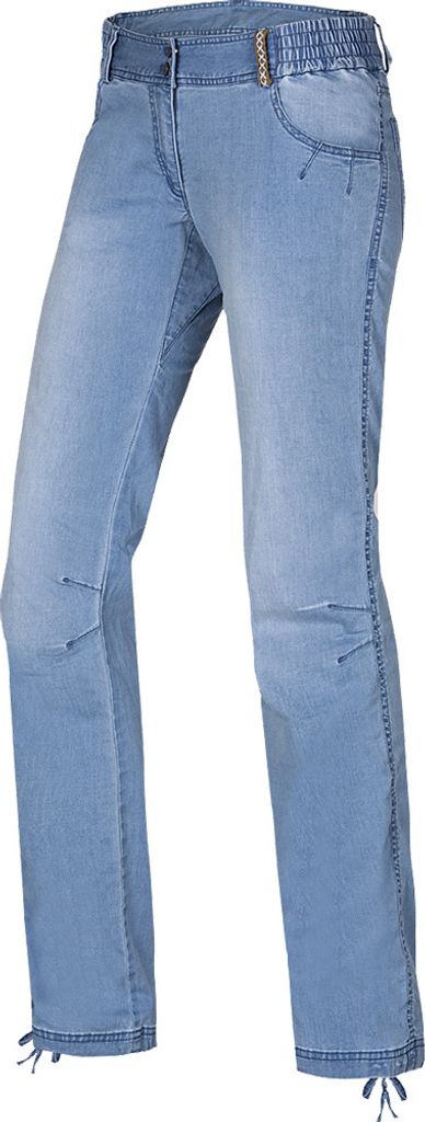 Ocun Medea Women's Climbing Jeans - Medium Blue Denim, 4-Way Stretch, Washed Look, Ergonomic Fit, Size M - View #4