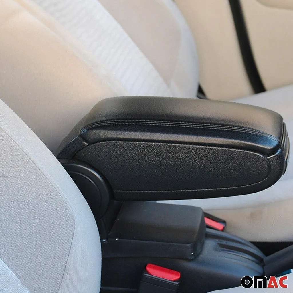 Bracciolo Elegance Fiat 500C 2007-2015 - Nero Finto Cuoio e ABS - 6
