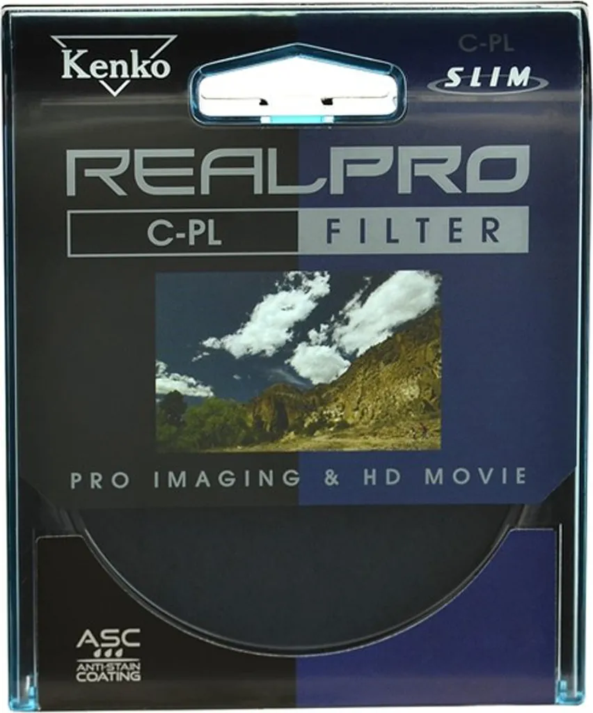 Filtre Polarisant 58mm Kenko Realpro MC pour Éliminer Reflets sur l'Eau