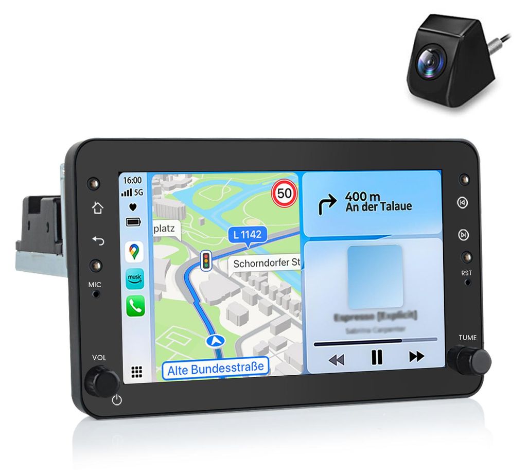 Autoradio mit Kamera CarPlay für Alfa Romeo 159 Sportwagen Brera Spider Android Auto WiFi GPS Navi RDS DSP DAB+ Bluetooth Radio 7 Zoll 2+32GB