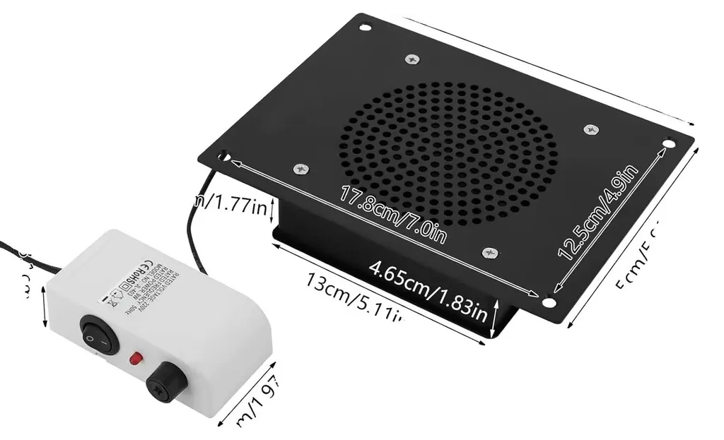 Mini aspirateur de bureau noir silencieux pour clavier et électronique