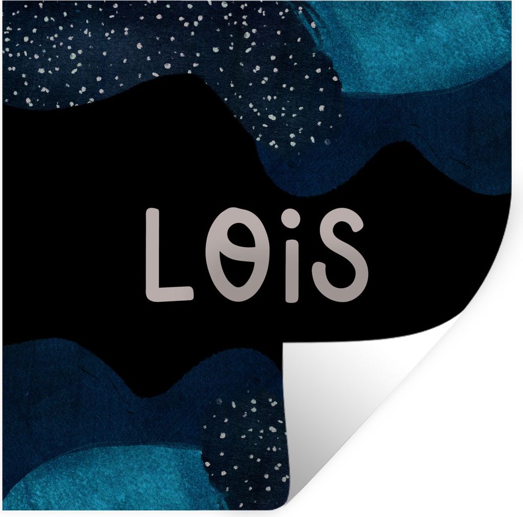 MuchoWow Wandtattoo Wandsticker Wandaufkleber Lois - Pastell - Mädchen 30x30 cm Selbstklebend und Repositionierbar - Repositionierbar - Wasser a...