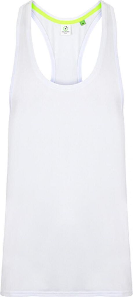 Tombo TL504 | Herren Muscle Vest / Klassischer Muscle-Fit-Schnitt - Farbe: White - Größe: S