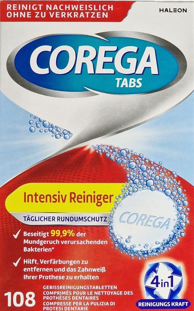 Corega Comprimés de nettoyage intensif pour prothèses Image du produit 