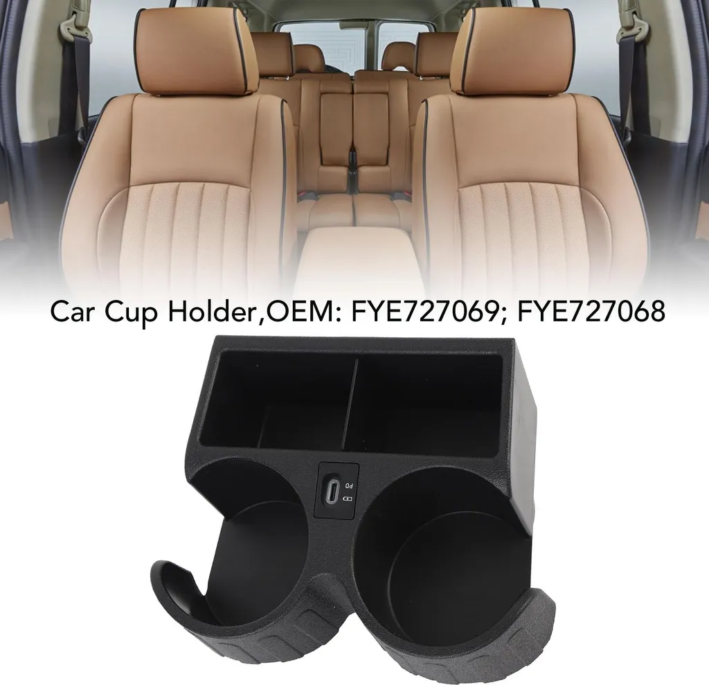 Support de gobelet console centrale Type-C compatible Patrol Y61 - 2