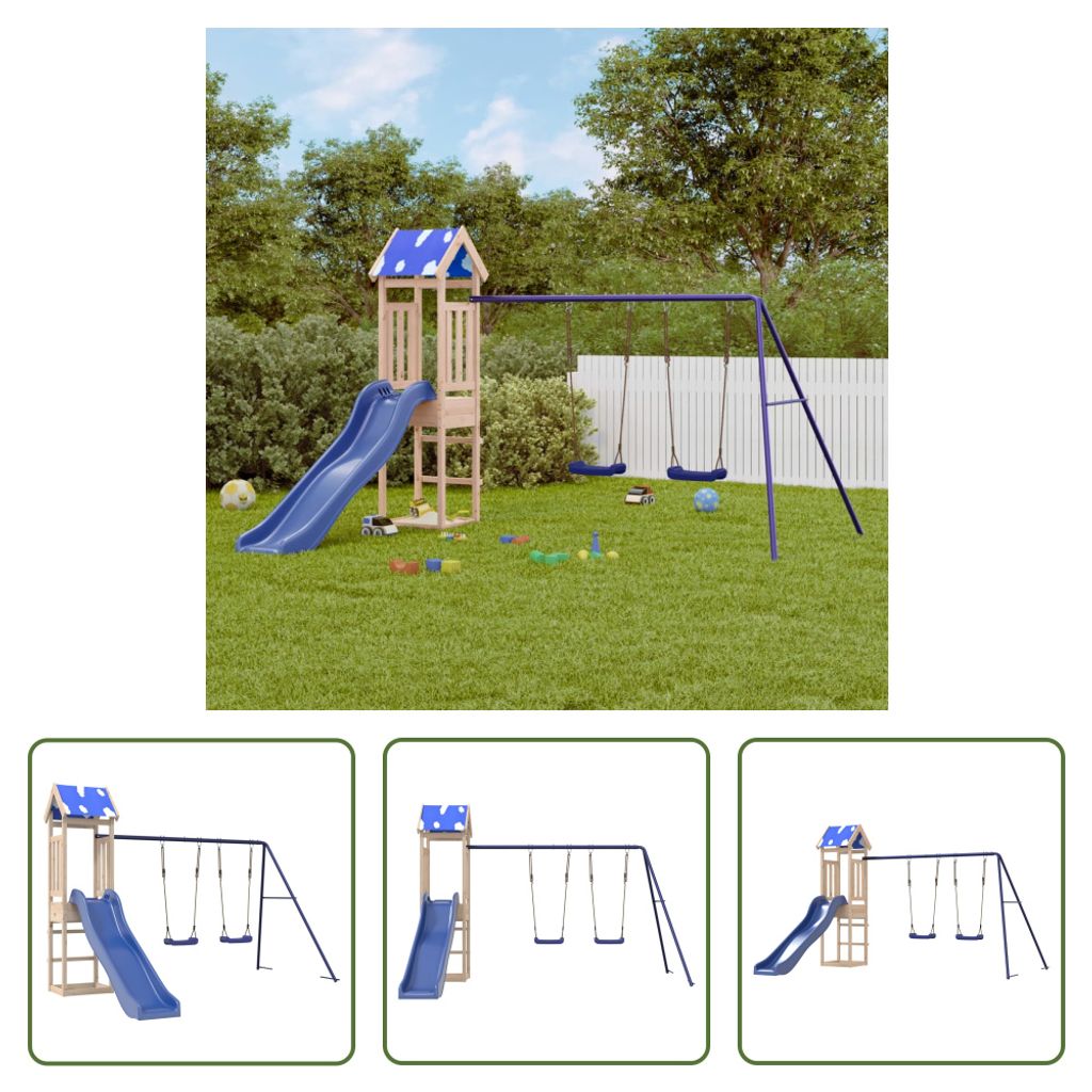 The Living Store Spielturm Massivholz Kiefer