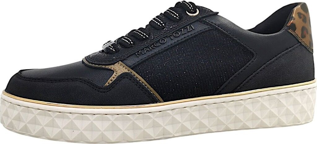 Marco Tozzi Schnürer Schwarz in Gr. 37