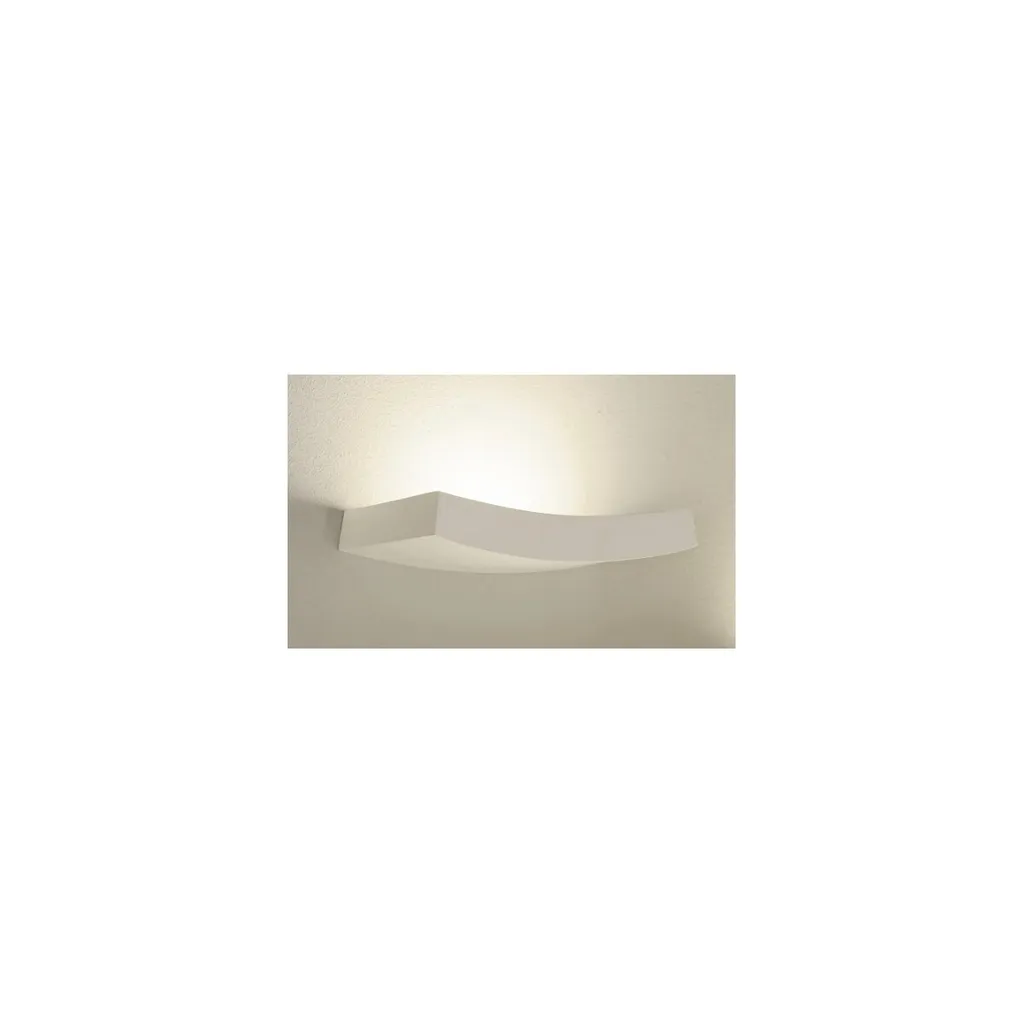 Applique murale GL 102 CURVE SLV pour couloir et salon design moderne