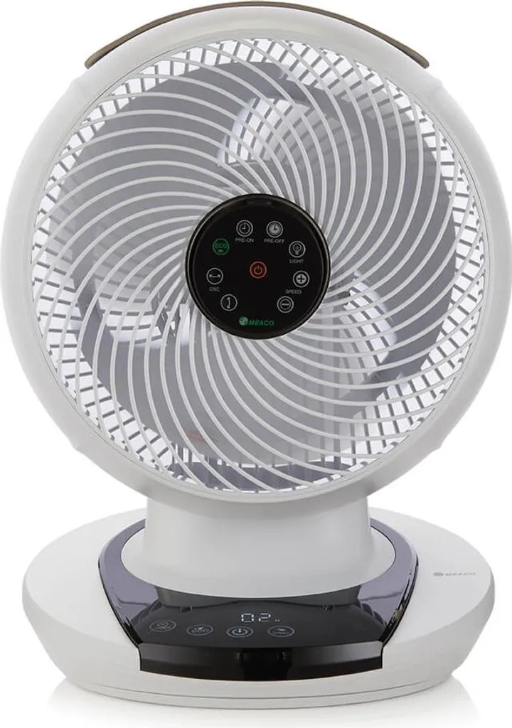 Ventilateur de Table Meaco Fan 1056 Bureau avec Oscillation Latérale 3D