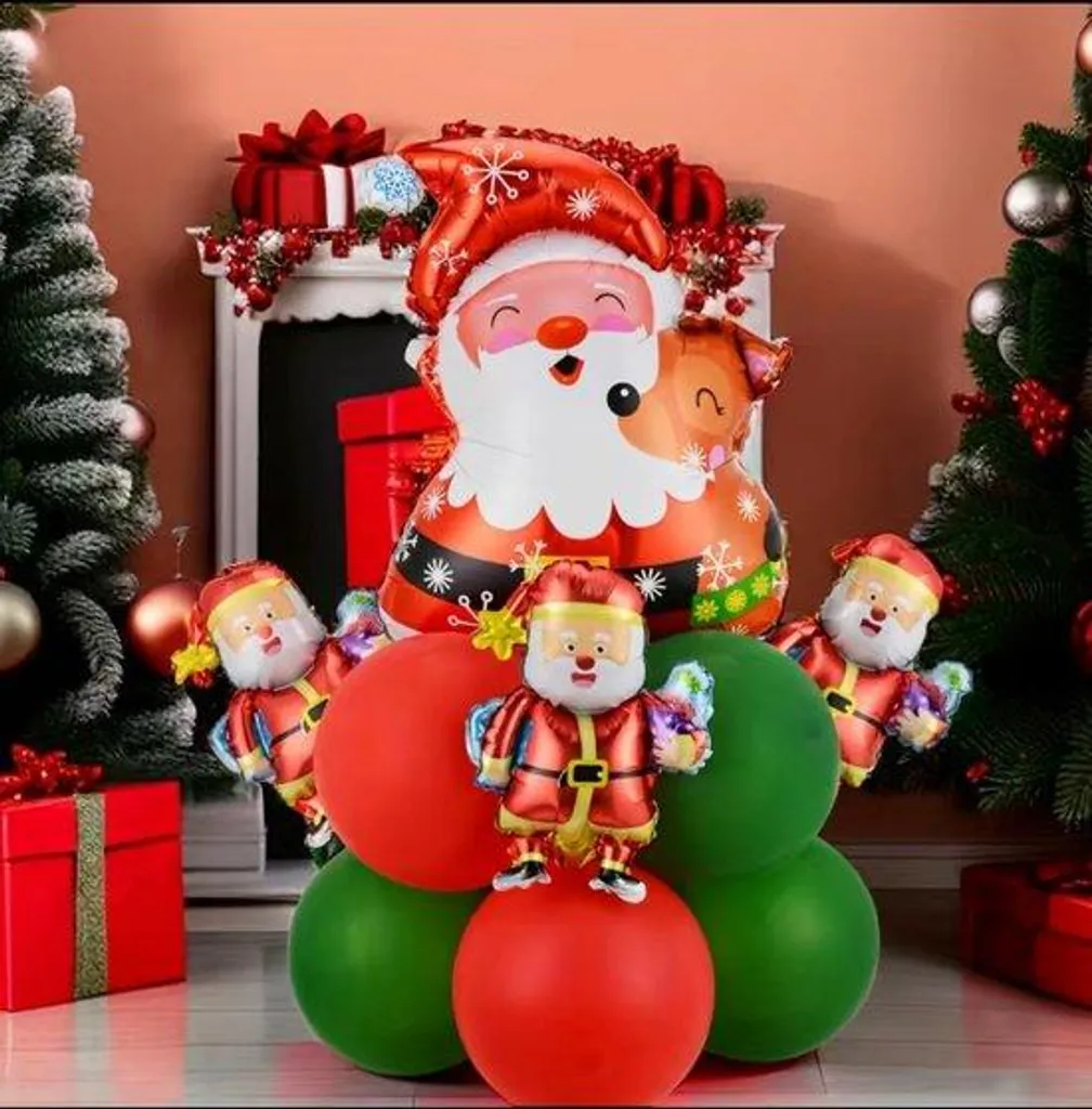 Décoration de Noël simplifiée avec ce lot de 13 ballons bicolores