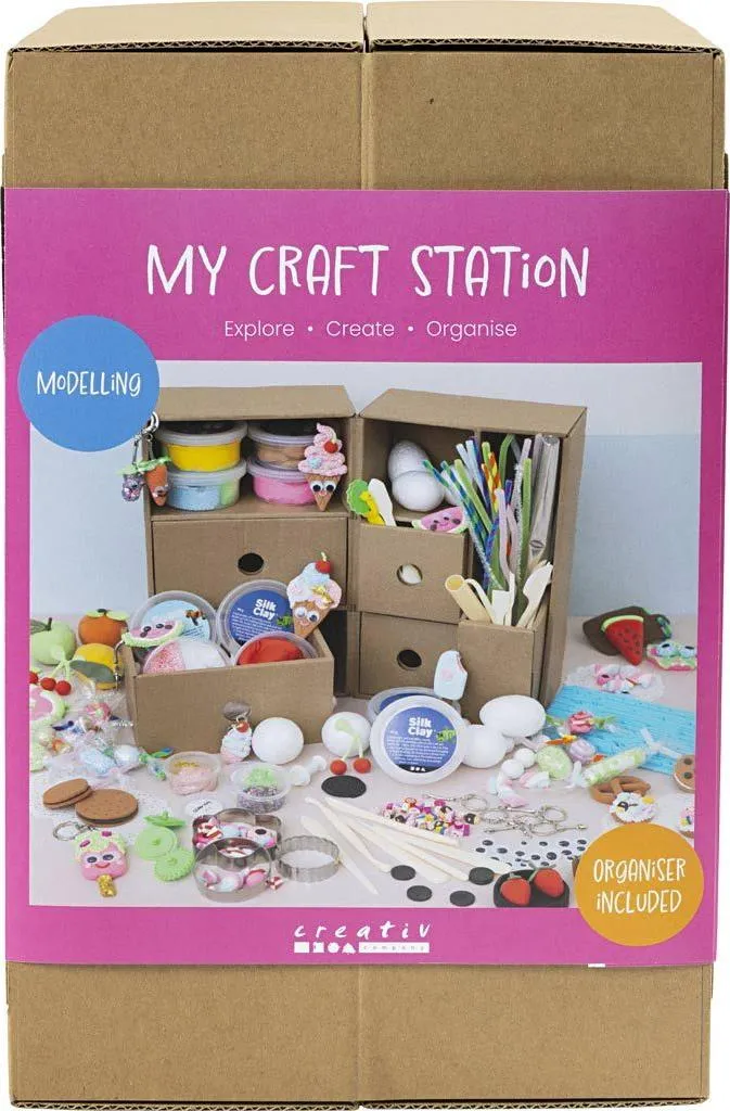 Atelier Modelage Couleurs assorties - Pâte à modeler souple et outils DIY