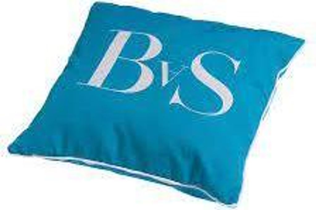 Madison Sierkussen 45x45 cm BvS Aqua Logo