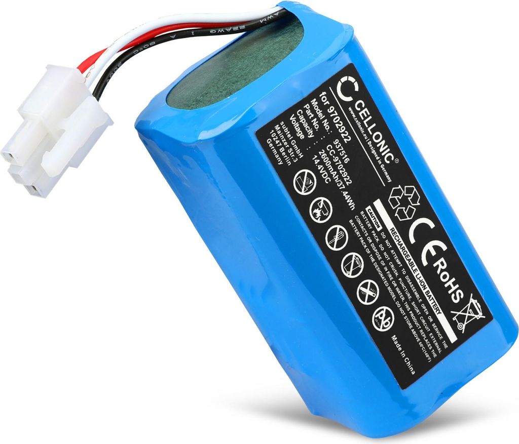 CELLONIC 1x Akku für Staubsauger Kompatibel mit Miele Scout RX1, Kompatibel mit Hoover BH55210, BH53420PC, Kompatibel mit Miele 9702922 - (2600mAh...
