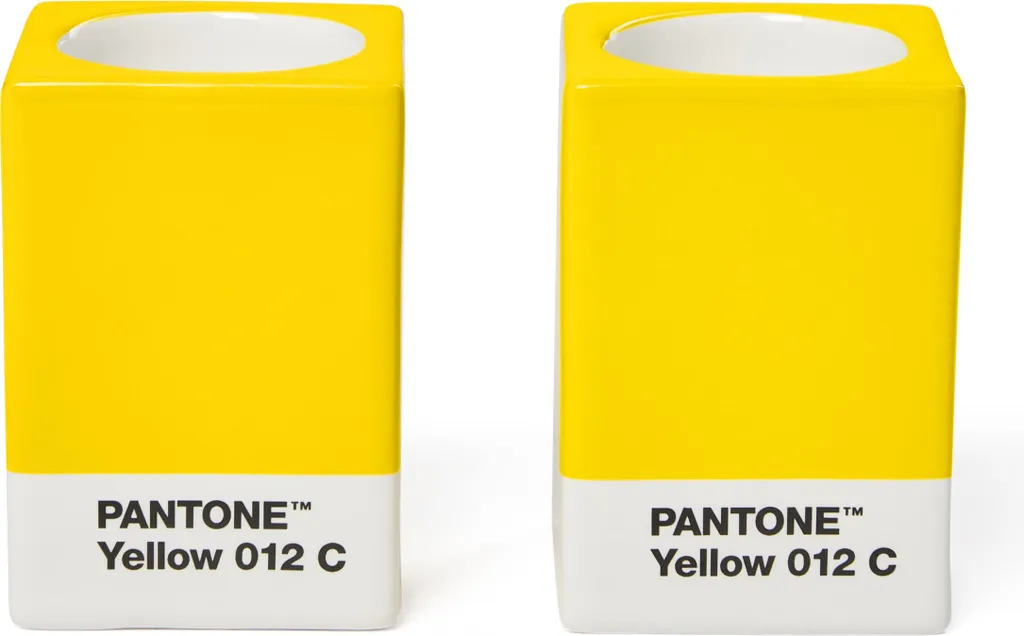 Bougeoir Stable PANTONE Jaune 012 C - Évitez les Coulures sur vos Meubles