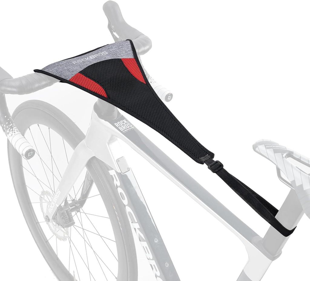 ROCKBROS Schweißfänger für Rollentrainer Fahrrad Rollentrainerzubehör Anti-Schweiß Saugfähig Atmungsaktiv Schnell Trocknend für Mountainbike...