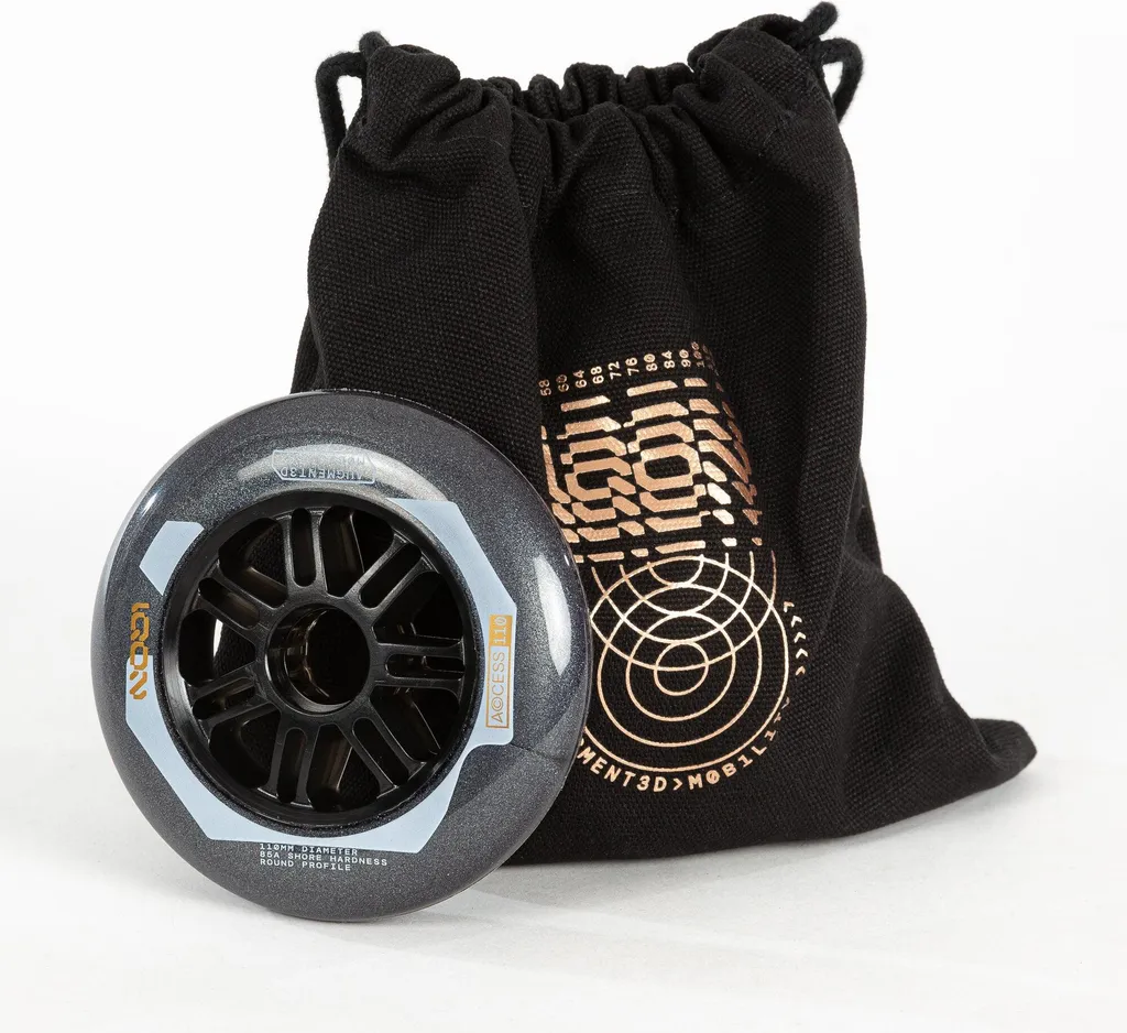 Roues de Roller 110mm Iqon Access 85A Grises - Set de Rechange Urban - 5