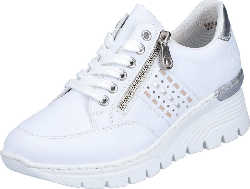 Rieker N8321-80 (41/weiss/rose/silver) Zdjęcie produktu 